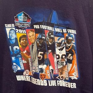 Reebok, NFL Hall of Fame, Mens XL, shirt, navy
